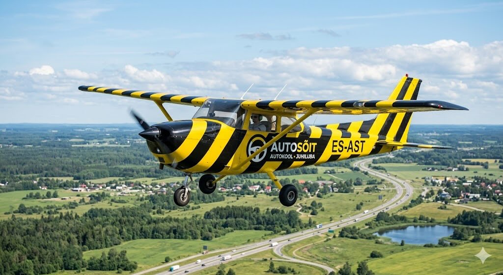 1. aprilli tähistamine autokoolis